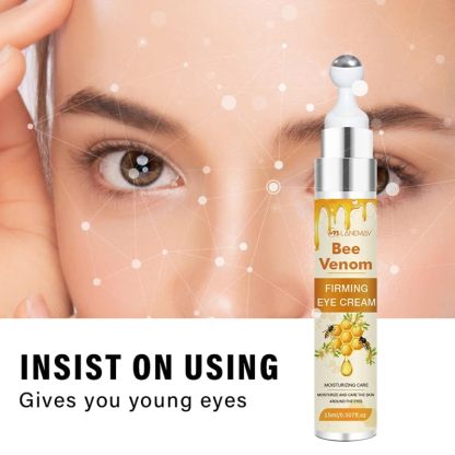 LANEMAY Bee Venom Straffende Augencreme mit Massage-Roll-on