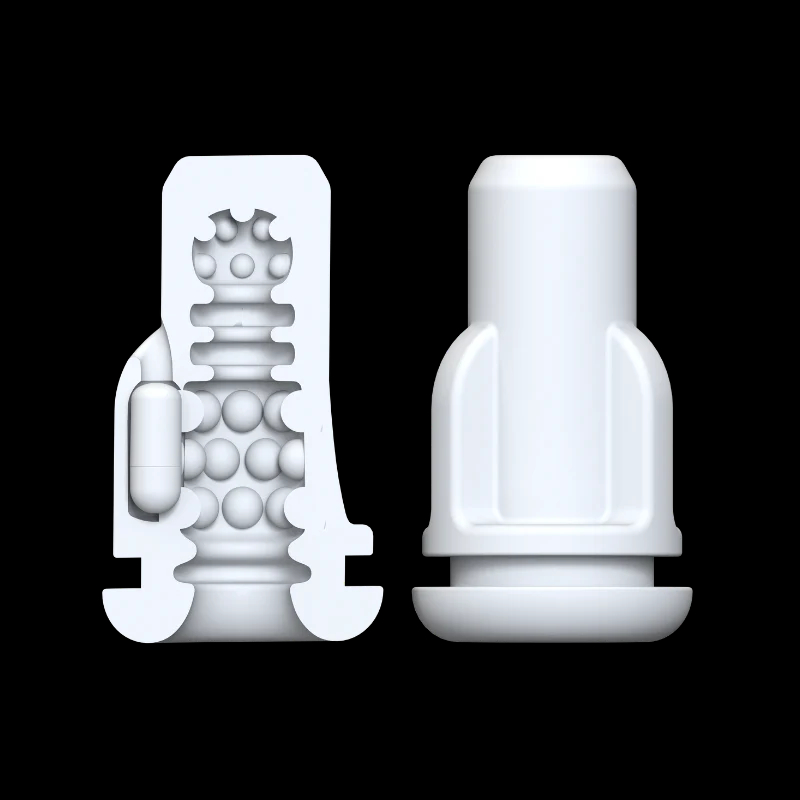 Suction, jerking and vibration in one discreet fleshlight