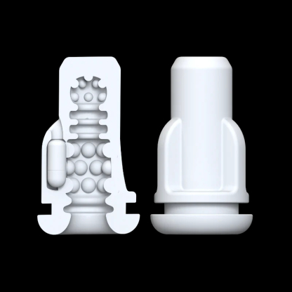 Suction, jerking and vibration in one discreet fleshlight