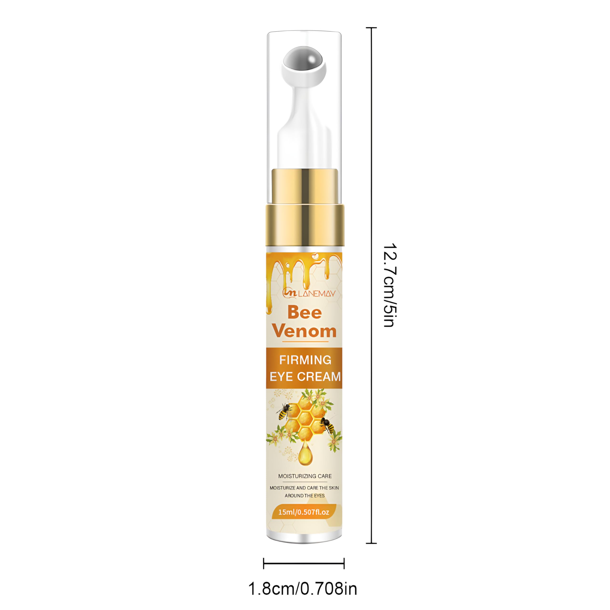 LANEMAY Bee Venom Straffende Augencreme mit Massage-Roll-on