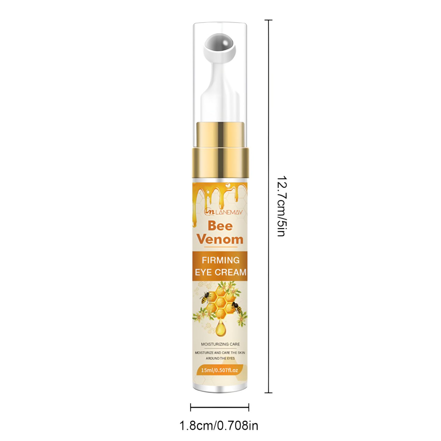 LANEMAY Bee Venom Straffende Augencreme mit Massage-Roll-on