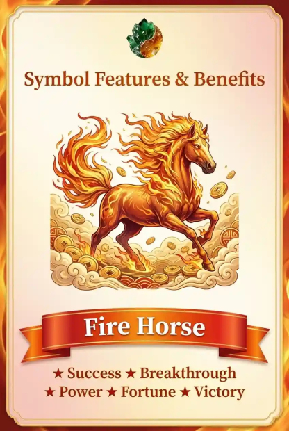 [Copy]Year of the Horse Lucky Brass Brooch – Peace, Fortune & Instant Wealth Charm