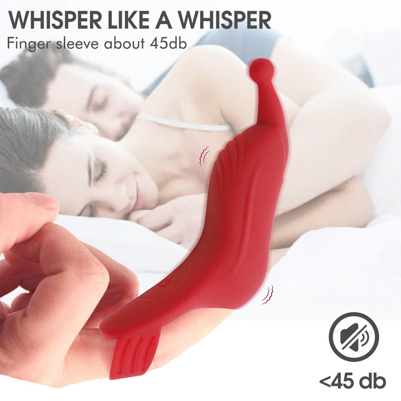 Red finger massager