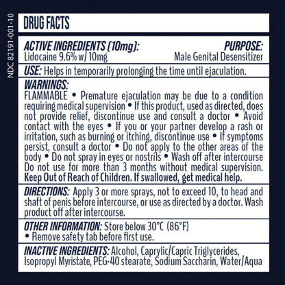 Zentra Lover’s Delay Spray – Fast-Acting Control for Longer-Lasting Pleasure