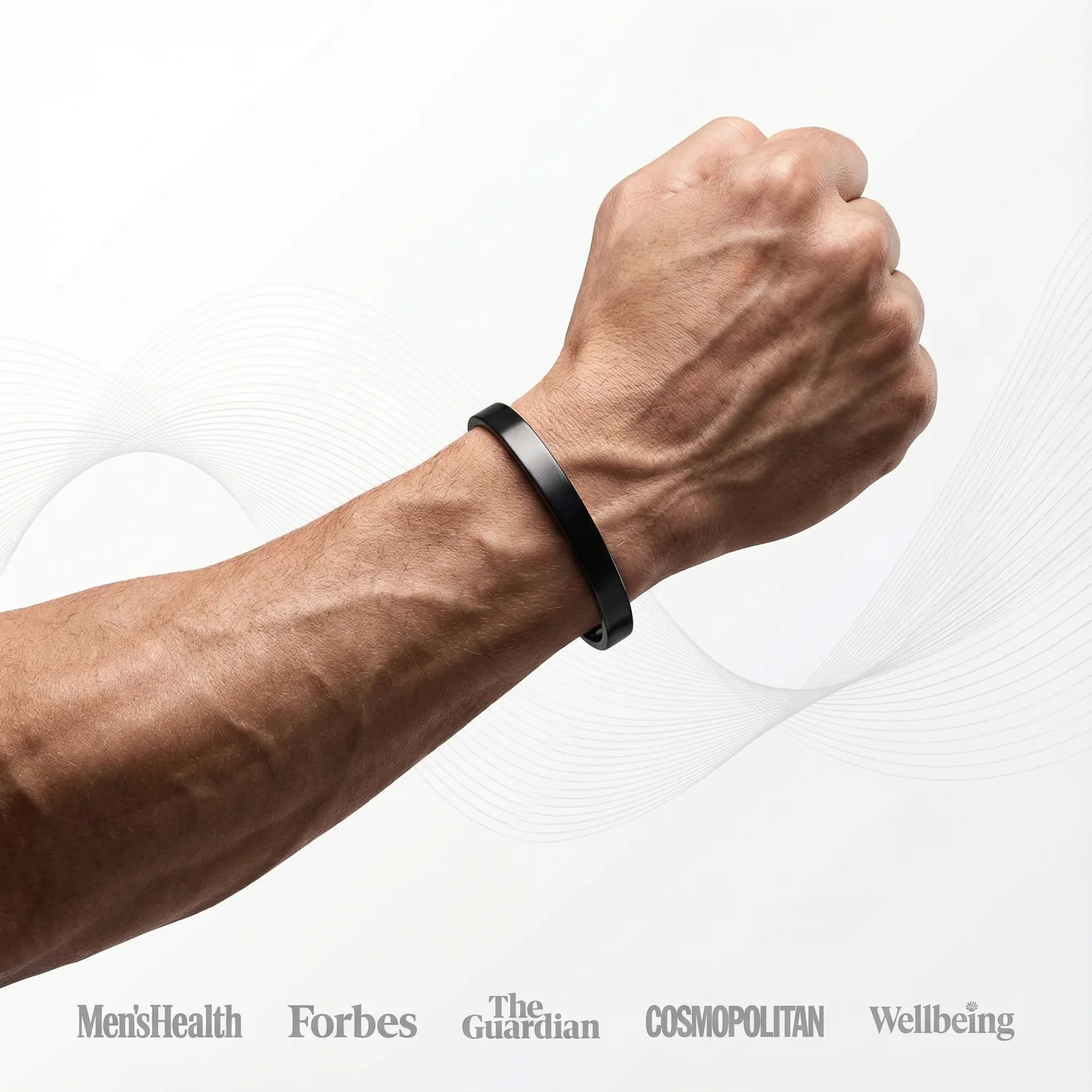 Elegant Industrial Magnetic Hormone Balance Vitality Daily Bracelet