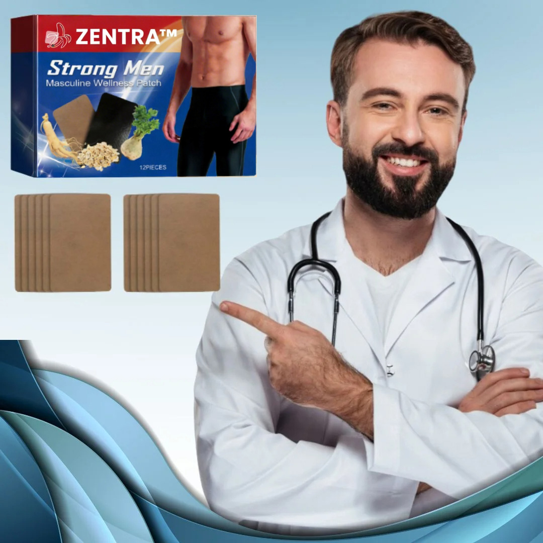 Zentra™ Masculine Wellness Patch – Strong Men’s Performance Support