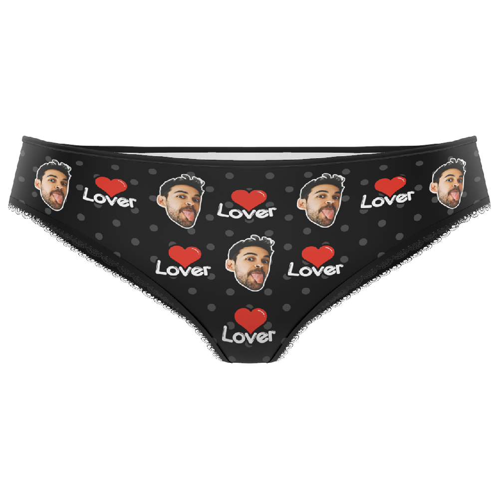 Custom Face Colorful Womens Panties-Lover