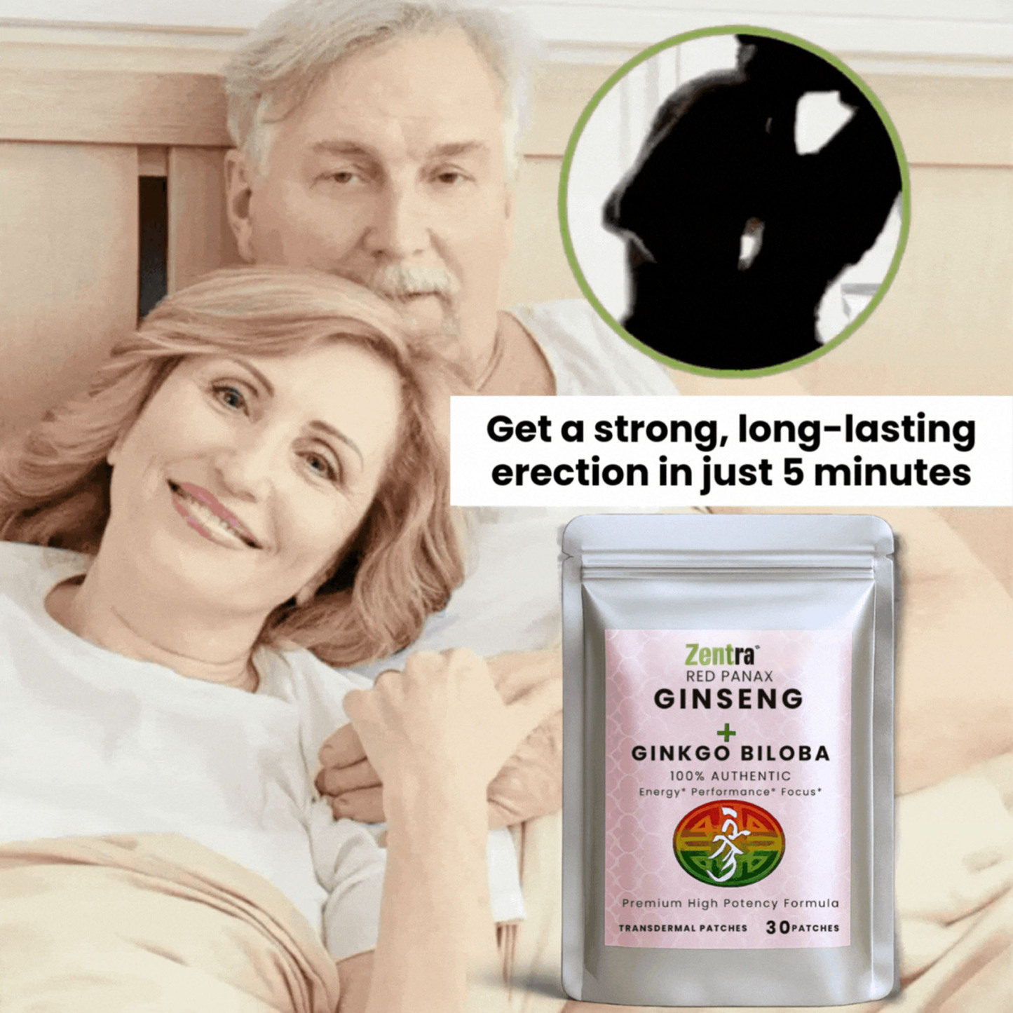 Zentra Male Patch: Firmer Erections, More Endurance, Happy Partner