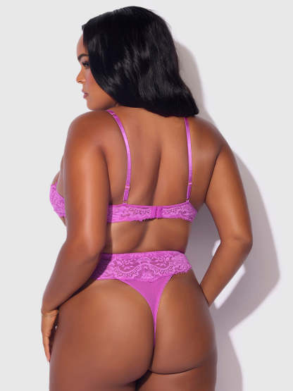 Chic Contrasting Bow Lace-Up Mesh Garter Dress Se