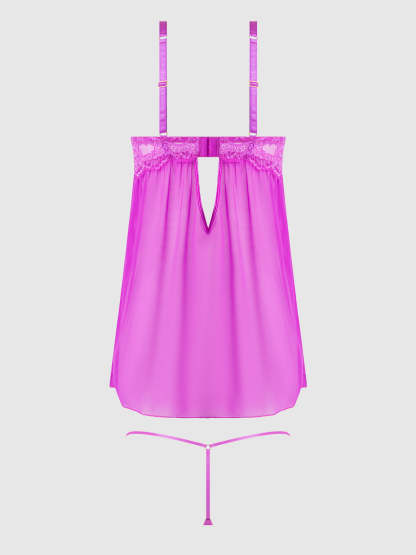 Sensual Halter Strappy Floral Lace Bra and Panty Set