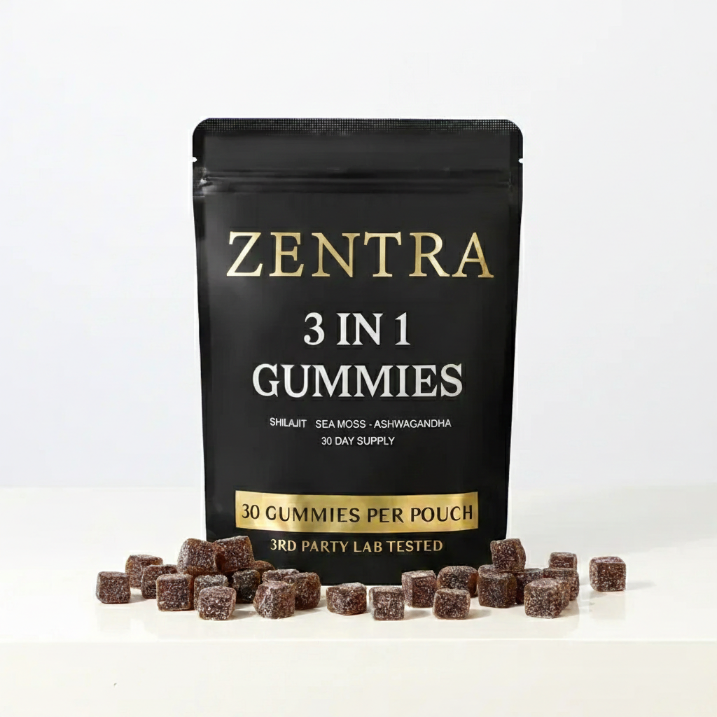 Zentra 3-in-1 Male Enhancement Gummies: Maximize Size, Stamina & Hardness