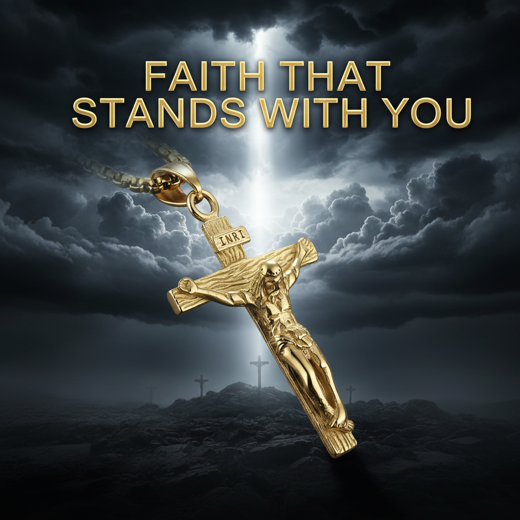 More Than a Necklace – Jesus Cross Pendant of Belief