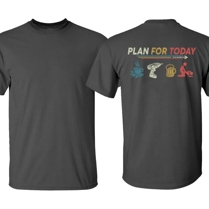 Printed casual unisex crew neck short-sleeved shirt