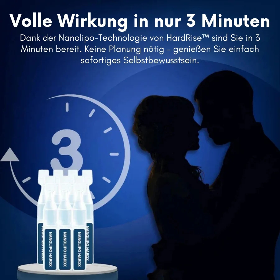 Starke Erektionen in nur 3 Minuten!