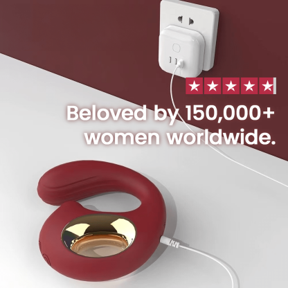 Dual-Action Couples Vibrator - Waterproof Compact Design