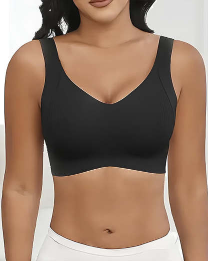 Solid Color Four Rows Adjustable Wireless Women's Bra