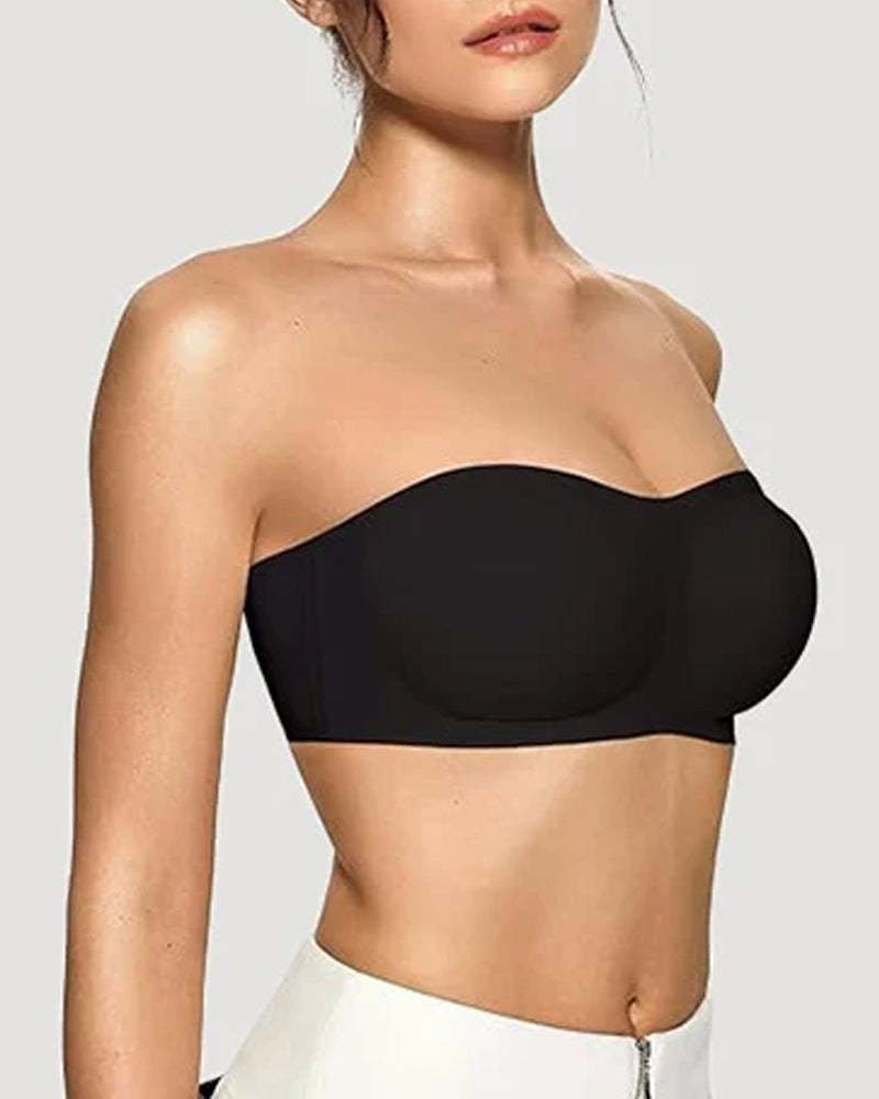 Women's Seamless Non-Slip Silicone Push-Up Bra
