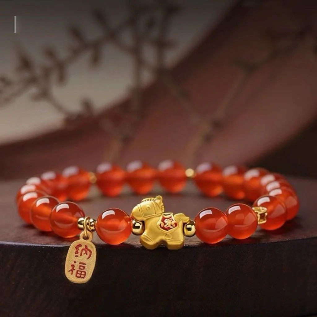 [Copy]Year of the Horse Lucky Brass Brooch – Peace, Fortune & Instant Wealth Charm