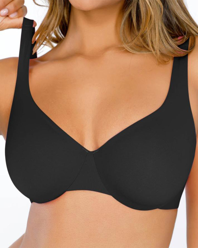 Women's Comfort Wire-Free Wire-Free Plus Size Full Coverage Seamless Everyday Bra