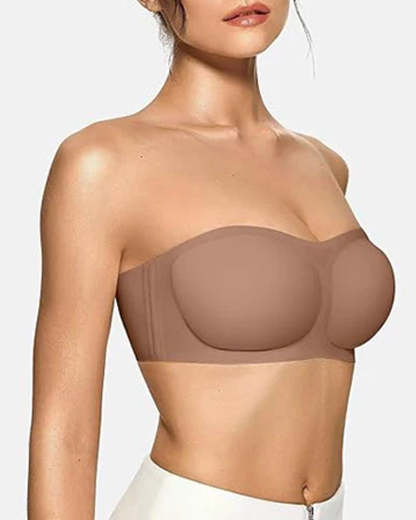 Women's Seamless Non-Slip Silicone Push-Up Bra