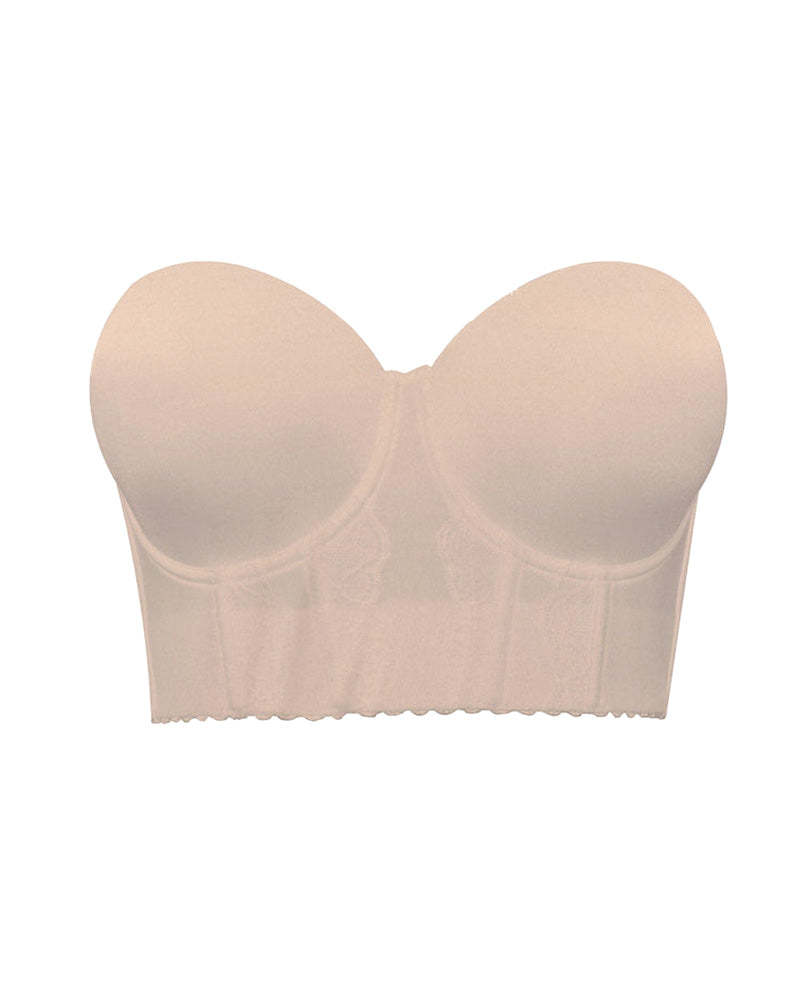 Women's Full Bust and Full Body Seamless Push Up Support Bra