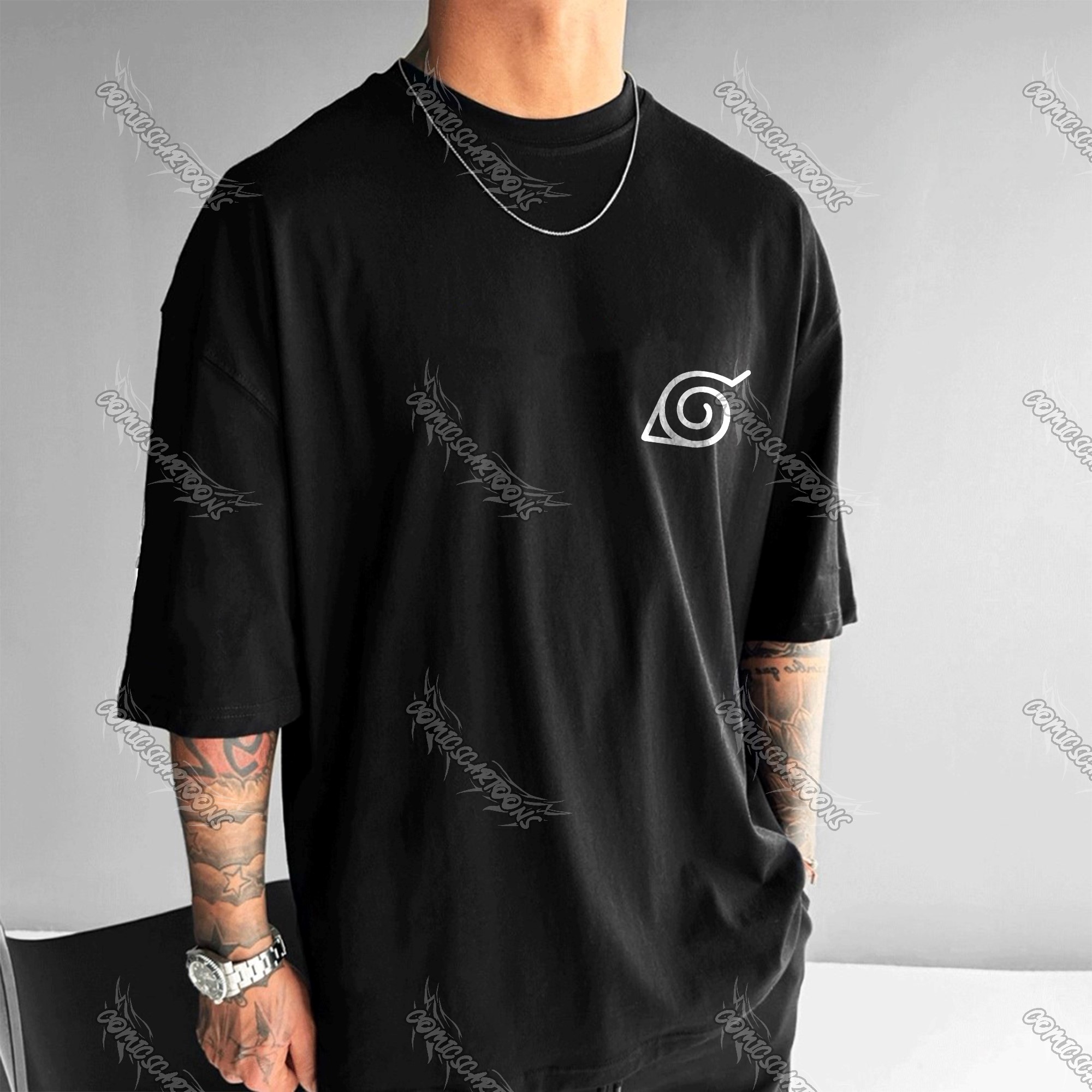 (Naruto)Unisex Anime Inspired Vintage T-Shirt