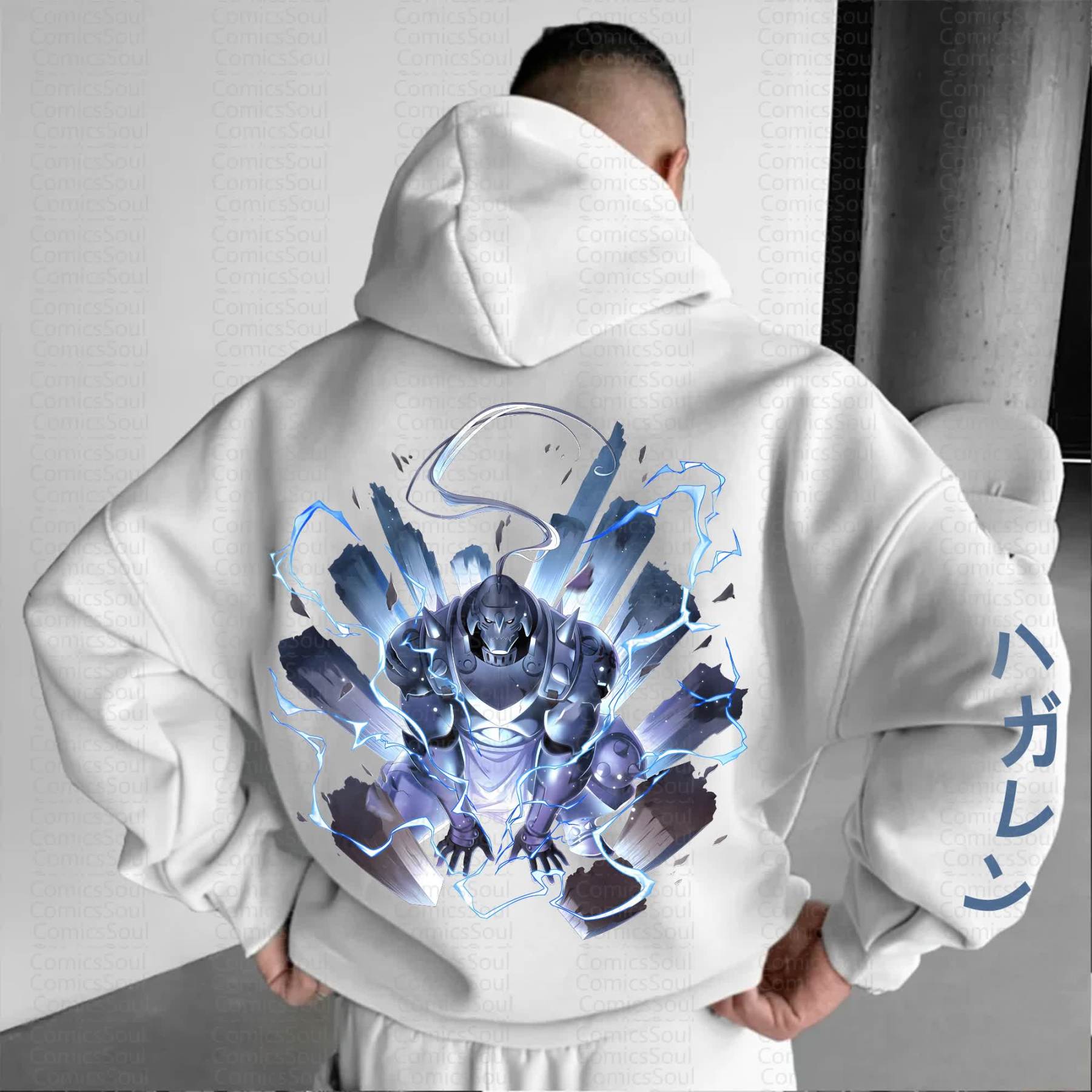 Unisex Anime Graphic Streetwear Vintage Hoodie丨Comicssoul