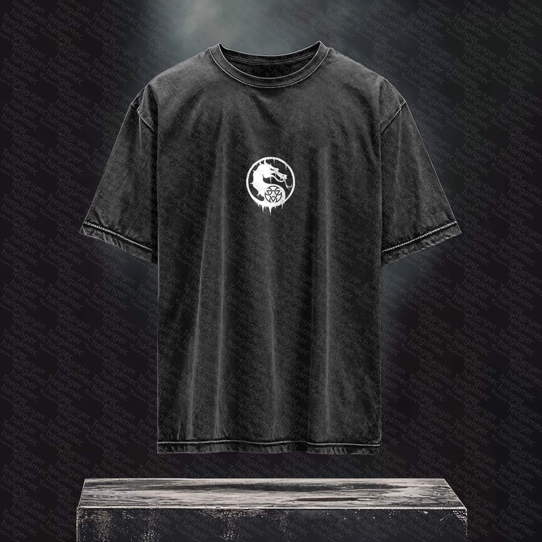 Unisex  Inspired Vintage Washed T-Shirt丨 Mortal Kombat