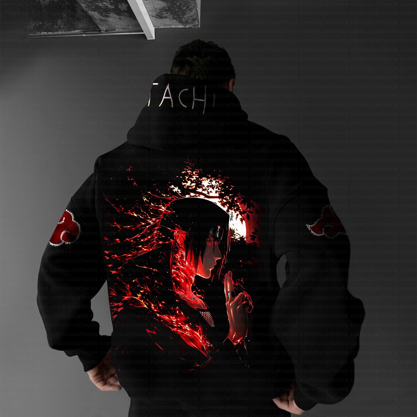 Unisex Anime Graphic Streetwear Vintage Hoodie