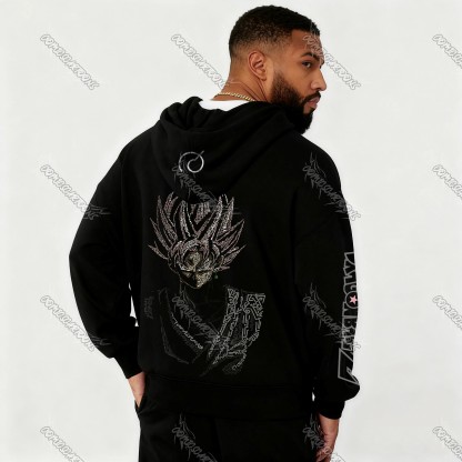 Unisex Graphic Streetwear Vintage Zipper Cardigan Plush Hoodie