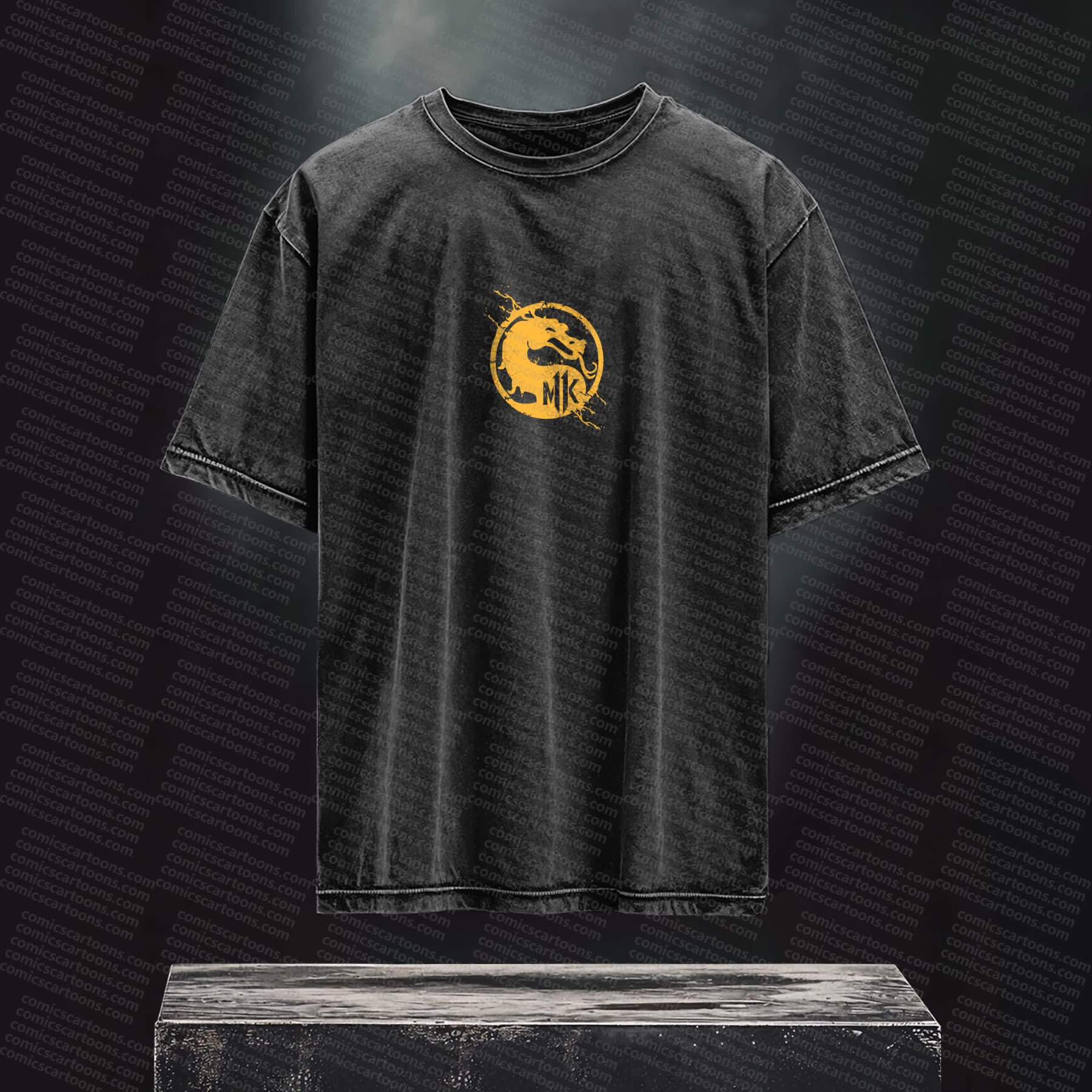 Unisex  Inspired Vintage Washed T-Shirt丨 Mortal Kombat