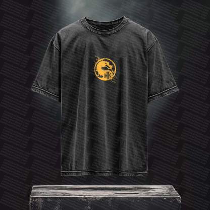 Unisex  Inspired Vintage Washed T-Shirt丨 Mortal Kombat