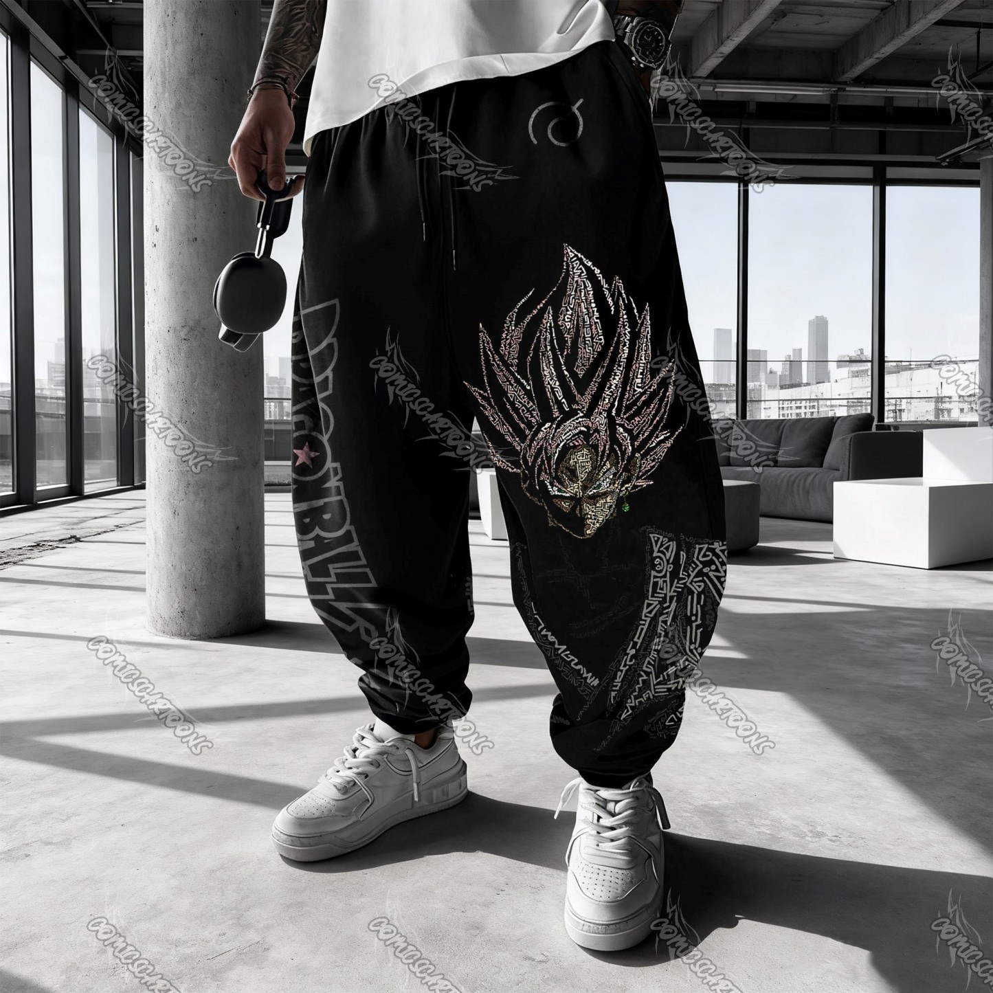 Unisex Anime Inspired Vintage Plush Pants