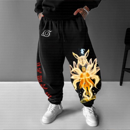 Unisex Casual Anime Streetwear Pant
