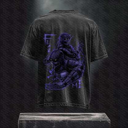 Unisex  Inspired Vintage Washed T-Shirt丨 Mortal Kombat