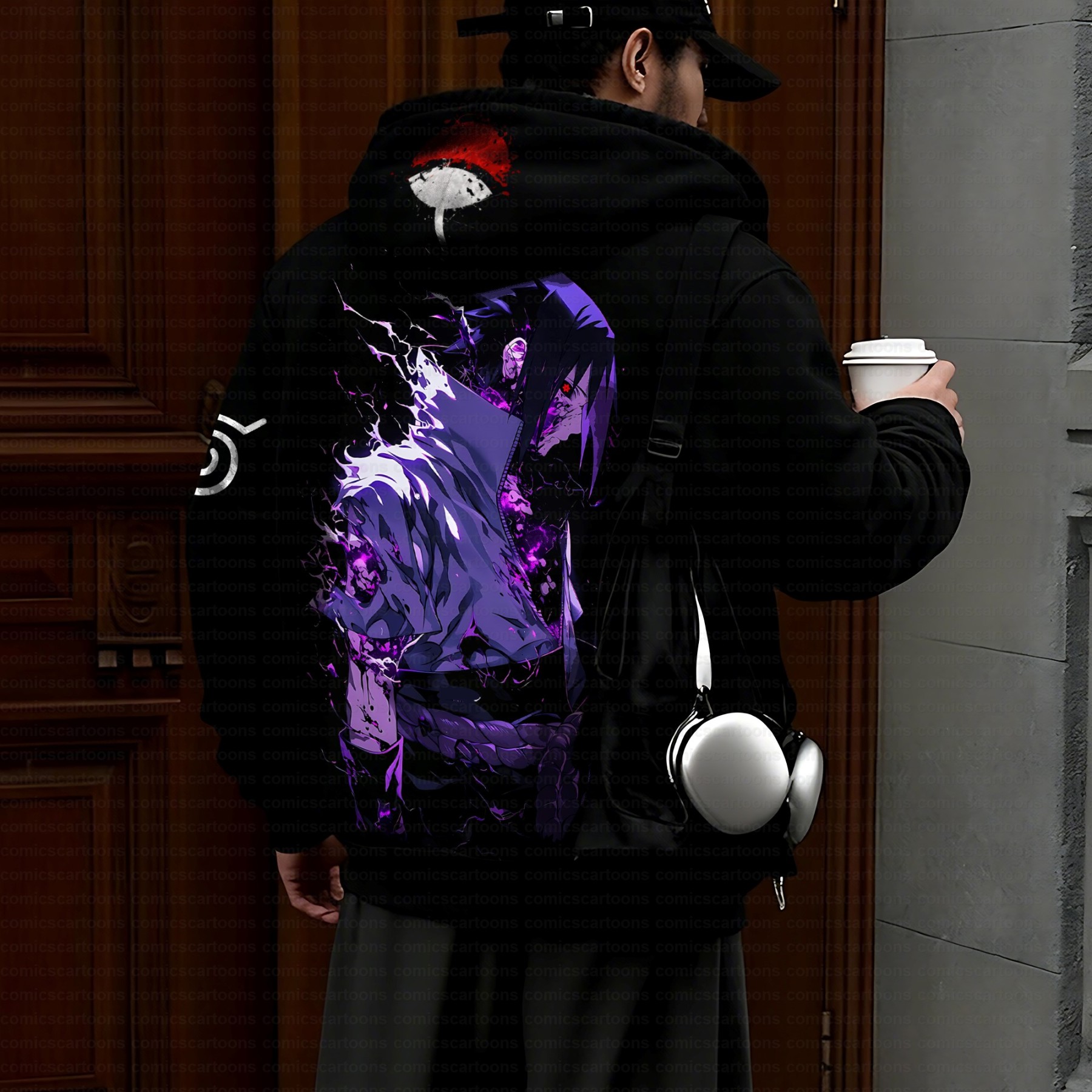 Unisex Graphic Streetwear Vintage Zipper Cardigan Plush Hoodie