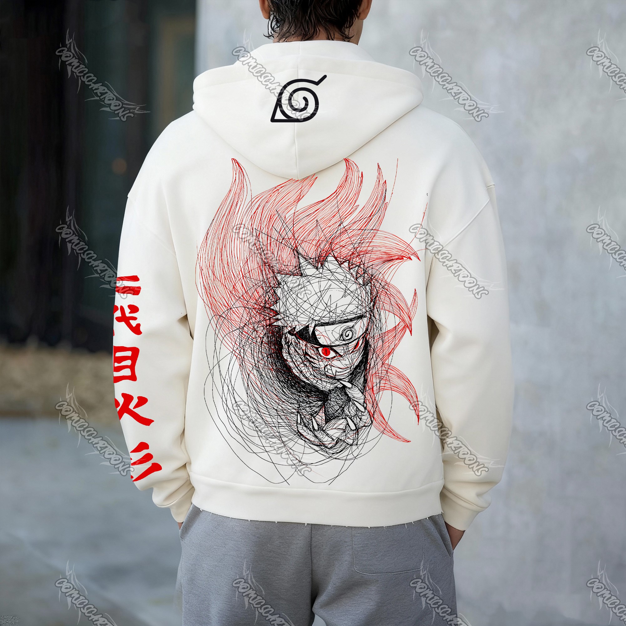 Unisex Graphic Streetwear Vintage Zipper Cardigan Plush Hoodie