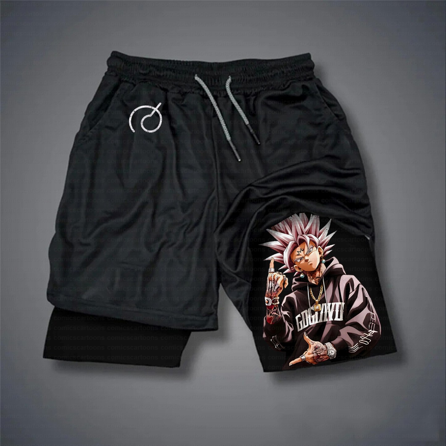 Unisex Casual Anime Streetwear Gym Shorts