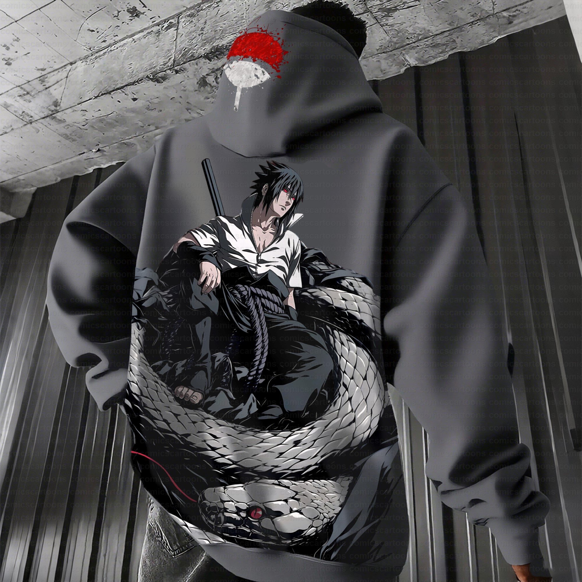 Unisex Graphic Streetwear Vintage Zipper Cardigan Plush Hoodie