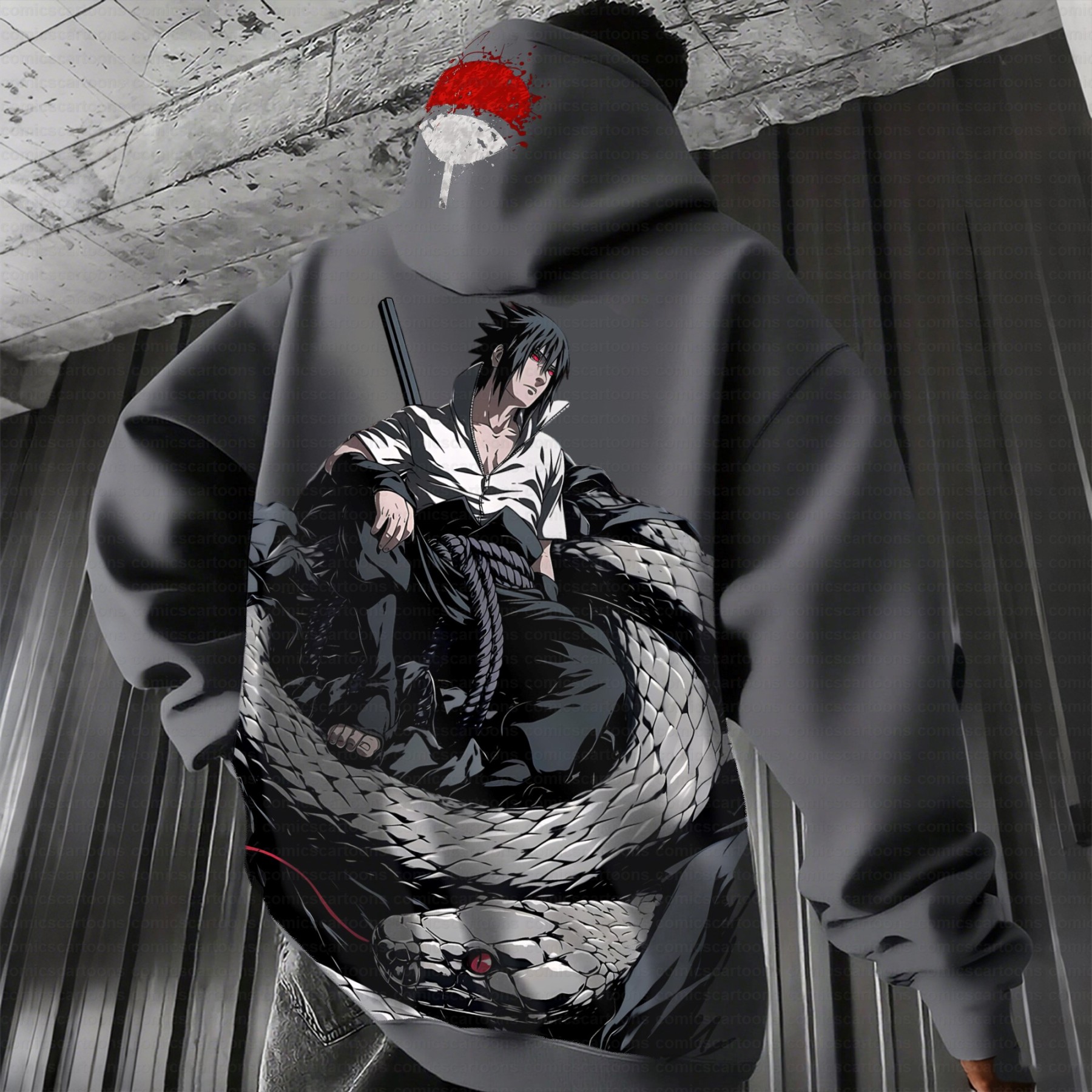 Unisex Graphic Streetwear Vintage Zipper Cardigan Plush Hoodie