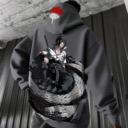 Unisex Graphic Streetwear Vintage Zipper Cardigan Plush Hoodie