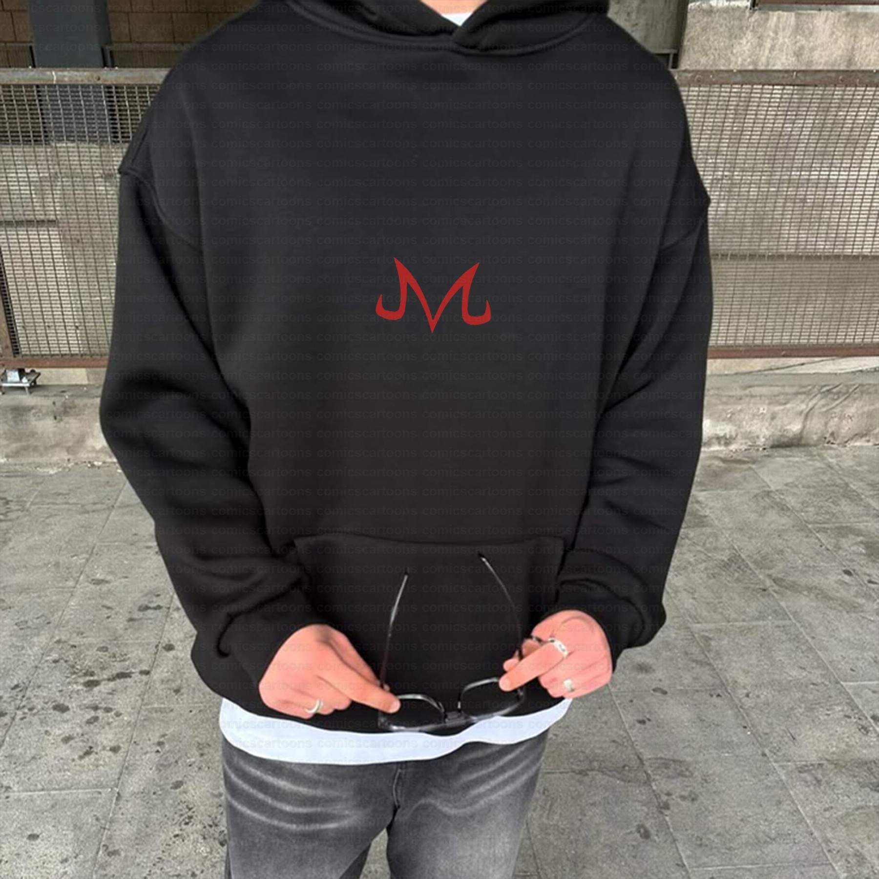 Unisex Anime Inspired Vintage Plush Hoodie