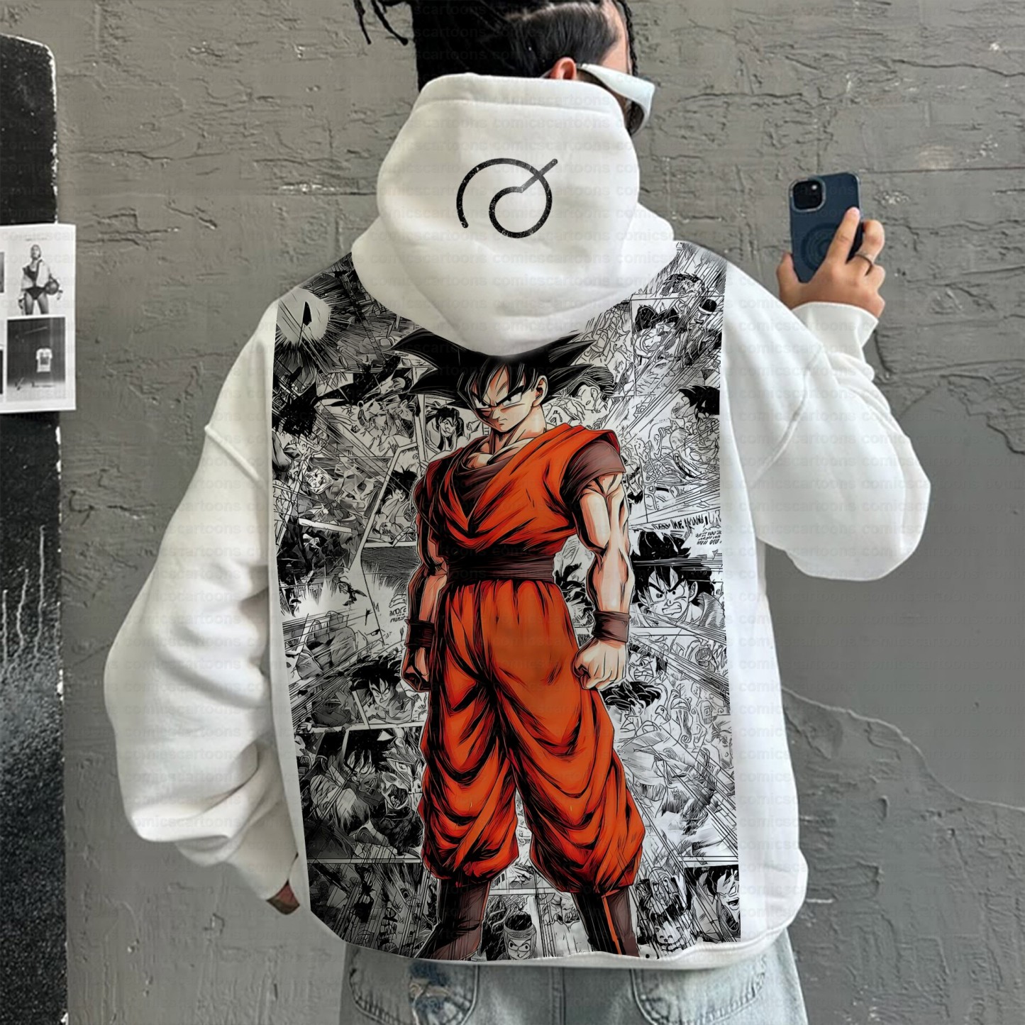 Unisex Graphic Streetwear Vintage Plush Hoodie