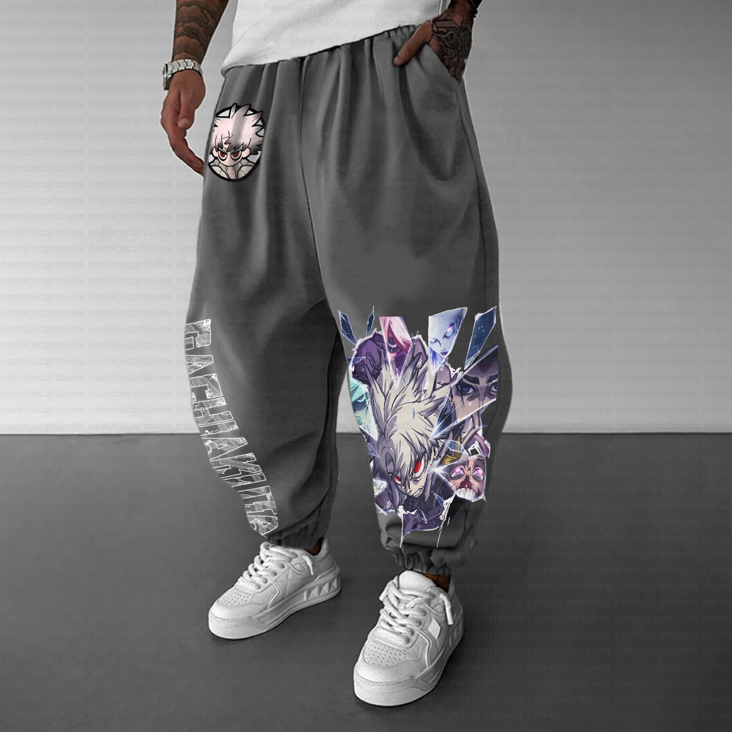 Unisex Anime Inspired Vintage Pants丨Demon Slayer X Pokémon