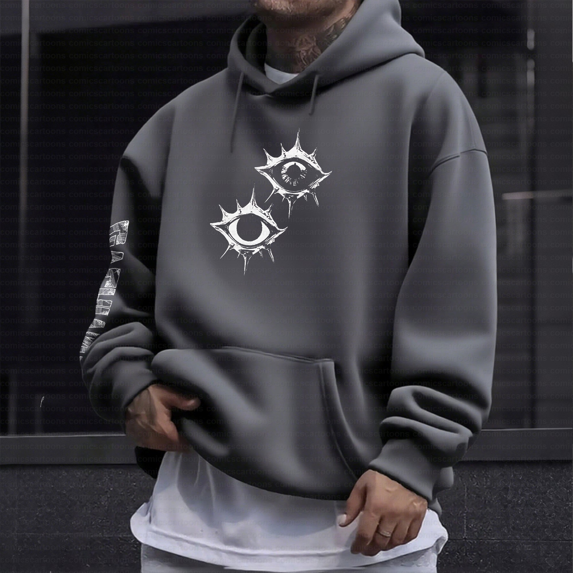 Unisex Graphic Streetwear Vintage Plush Hoodie