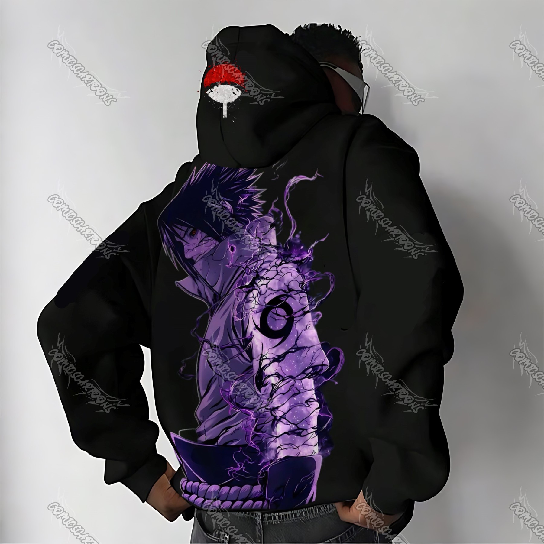 Unisex Anime Graphic Streetwear Vintage Hoodie