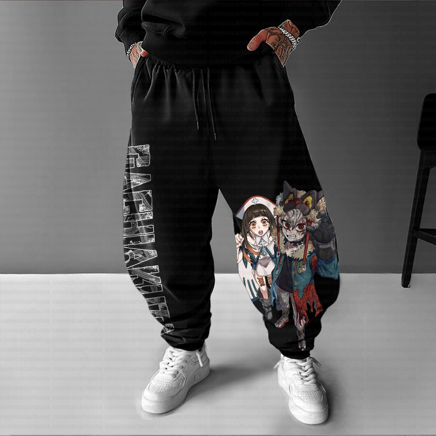 Unisex Anime Inspired Vintage Plush Pants