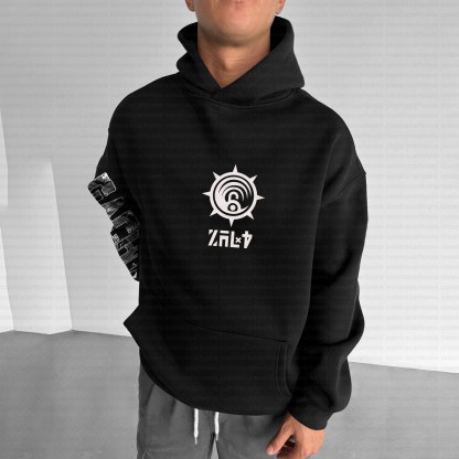 Unisex Graphic Streetwear Vintage Plush Hoodie