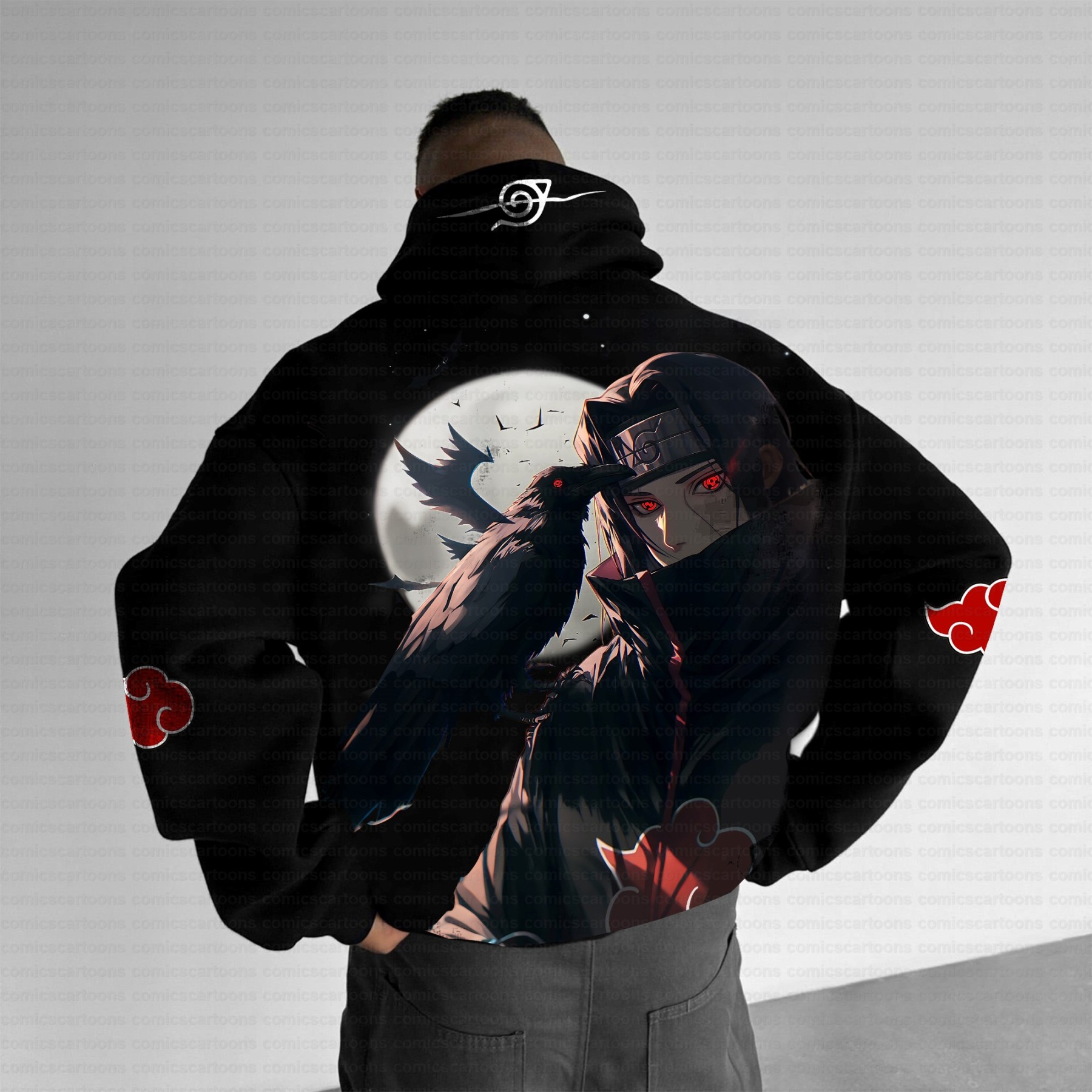 Unisex Anime Graphic Streetwear Vintage Hoodie