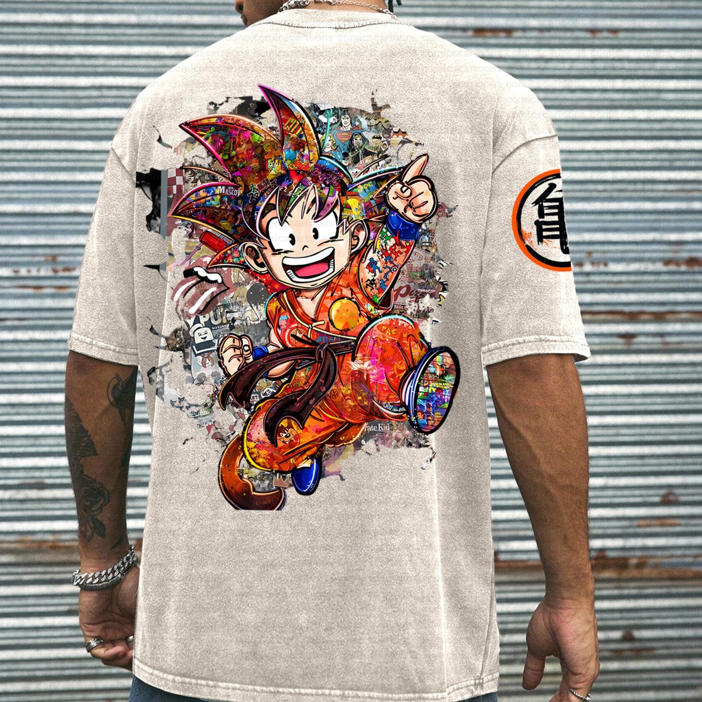 Printed Unisex Washed T-Shirt